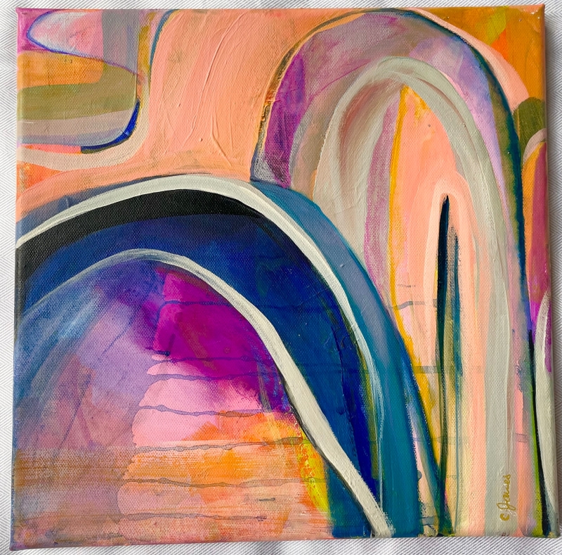 Tangerine Tango by artist Christine James